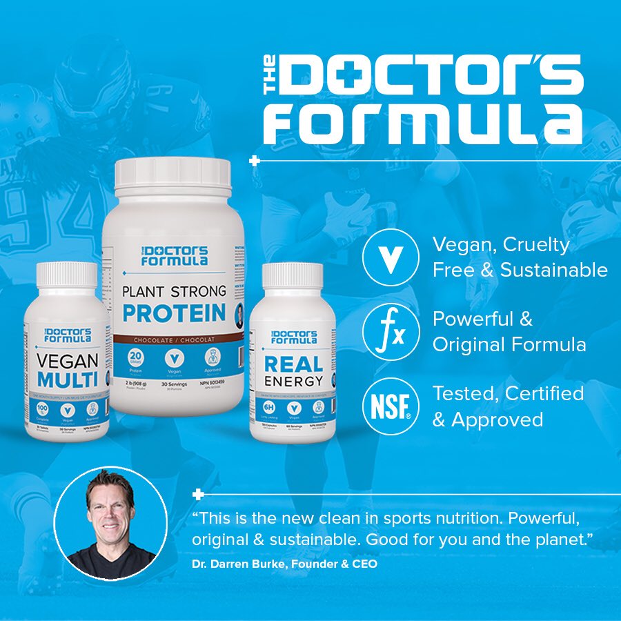 sharpjock's tweet image. Check out this 😎 new #vegan sport nutrition line. Made in 🇨🇦 thedoctorsformula.net