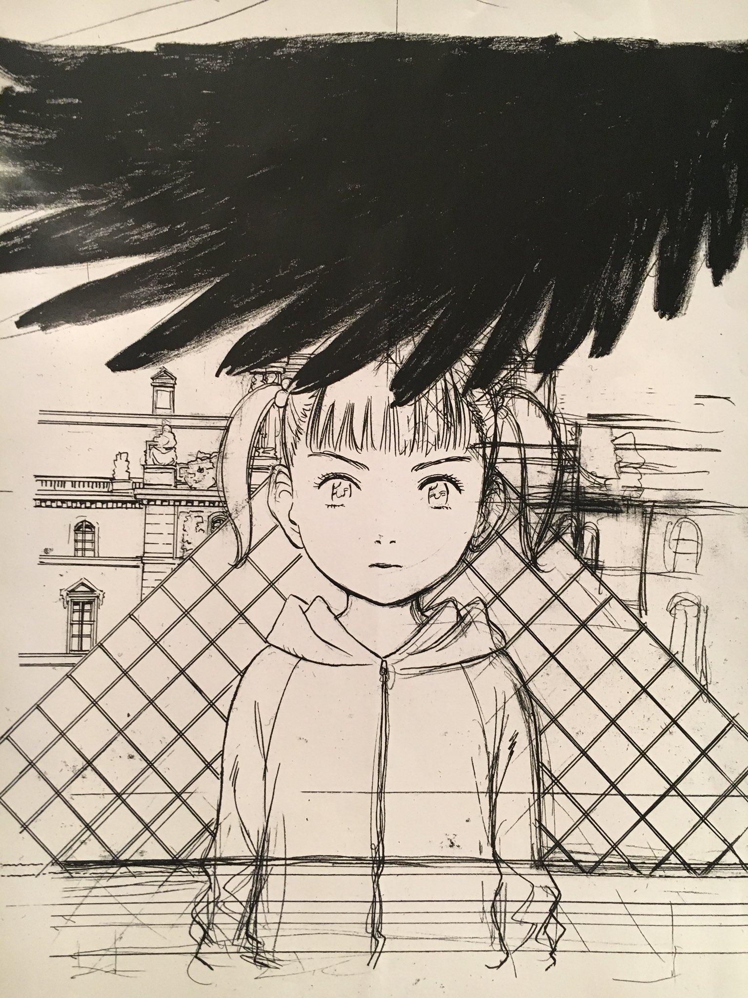 浦沢直樹 直筆生原画