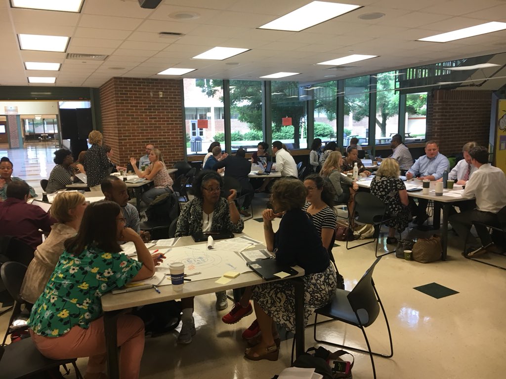 CCS Principals, Assistant Principals, and coaches working collaboratively to move learning forward in all schools.