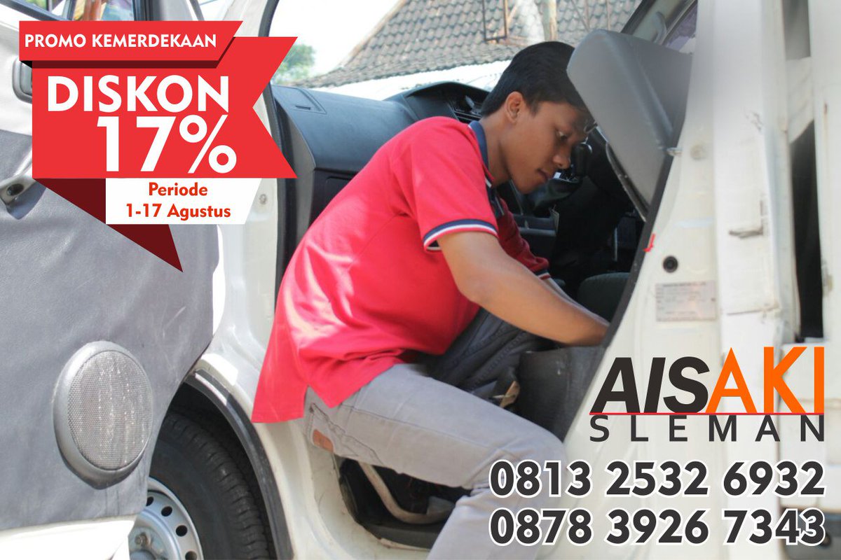 AisAkiSleman's tweet photo. #accudelivery #akidiantar #akimobiljogja #tokoaki_buka_tanggalmerah #tokoakibukahariminggu #akimotorjogja #jogjainfo #morethanbatterystore #butuhaki #tokoakijogja #tokoakibantul #tokoakisleman #komunitasjogja #otomotifjogja #dirgahayu #merdeka #promohut #hutRI #hutRI73 #indonesia https://t.co/96zGytRHTk