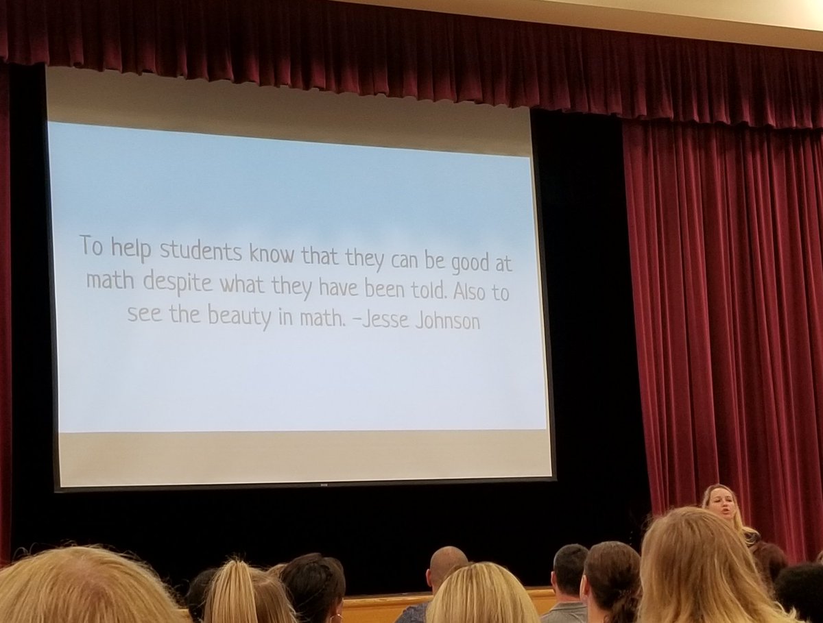 johnsonjes's tweet image. Why I teach... @alicekeeler #TechSplash2018