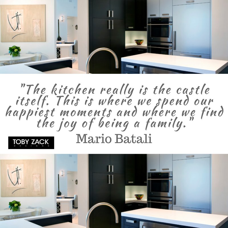 TobyZackDesign's tweet image. "The kitchen really is the castle itself. This is where we spend our happiest moments and where we find the joy of being a family.: Mario Batali #design #interiordesign #tobyzackdesign #quotes