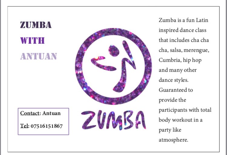ZUMBA WITH ANTUAN
Worry less, zumba more!
#Zumba #zumbafitness #havefun #stayfit