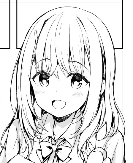 作業原稿からちら この子は…?? 