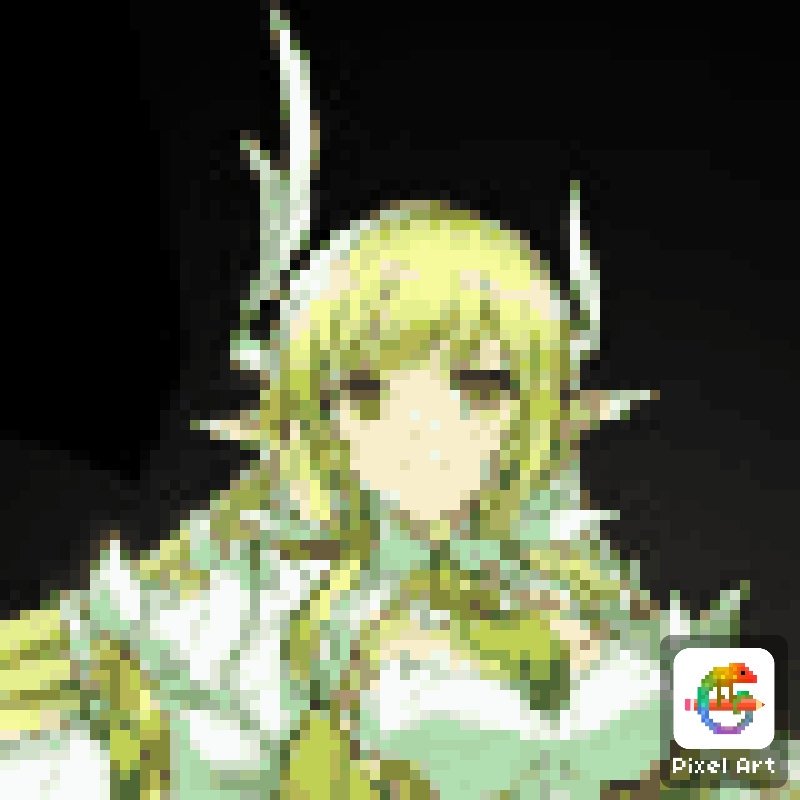 TinyblueD's tweet photo. My Pixel version of Elswords characters - Made in Pixelart app #pixelart #Elsword #metaporphy #daybreaker #codesariel #apsara https://t.co/Po2a9OjR7v