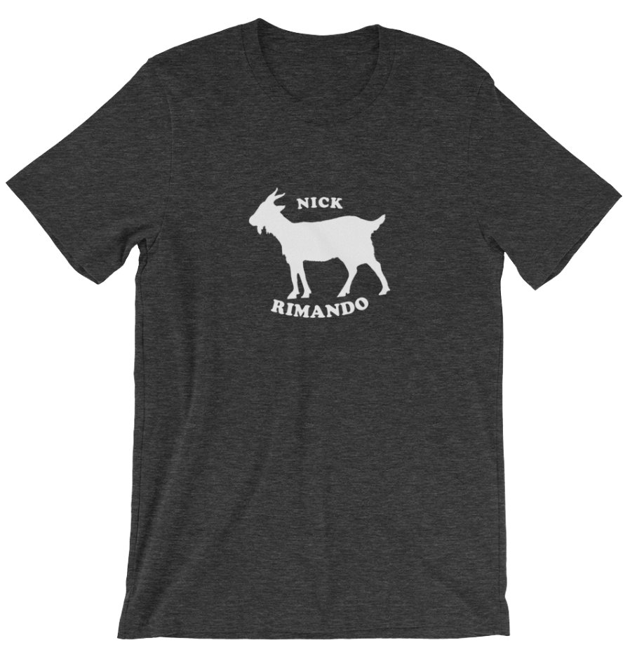RSLFanatics's tweet photo. Everyone knows #NickRimando is the 🐐. That's why we made these ➡️ https://t.co/LqR1cIwOAh #wallofthewasatch #goat #mlsgoat #rsl #realsaltlake https://t.co/eCyaCwvSDQ