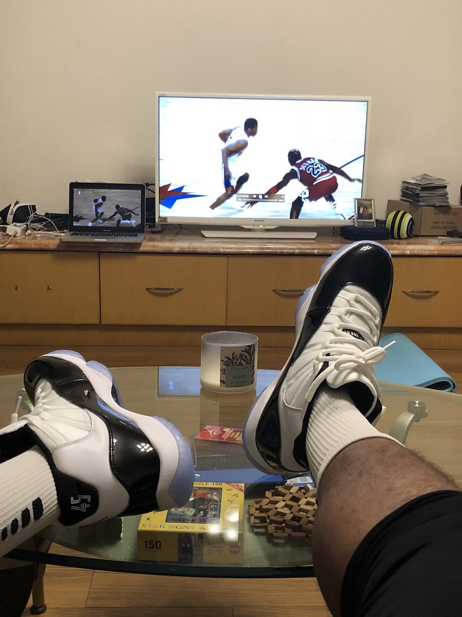 LaPhonsoEllisJr's tweet photo. #GotEmEarly #KOTD #Jumpman #Imback #45 https://t.co/zHf05mesHD