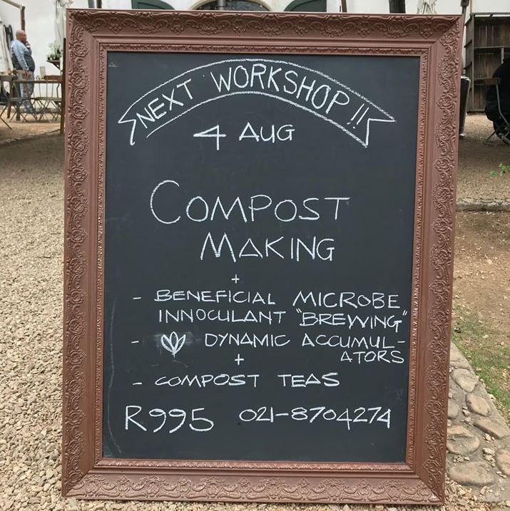 BoschendalFarm's tweet photo. Only a few spots left in our Compost Workshop! For more info and to book visit https://t.co/Hg26elQN7C #compost #workshop #boschendal #happysoil https://t.co/eDLXGtEw57