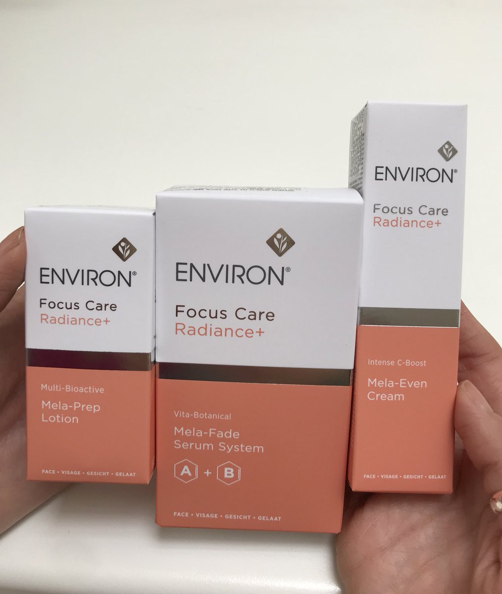 SkinHealthC's tweet image. Uneven skin tone? We’ve got you covered. Target the root causes of pigmentation, uneven skin tone and dark spots with Environs NEW Focus Care Radiance+ Mela-Smart System! #RadianceRevolution