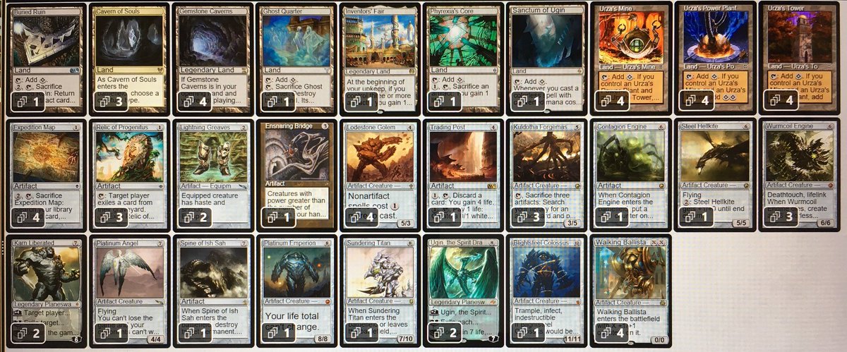 わむこ No Twitter モダン 茶単コンパチ 無理に詰め込みすぎず 組み替え仕様にすることで賑やかな内容にできました 早速試運転 赤緑ポンザ ドレッジ 緑単ポンザ 2 1 土地破壊多くないですかね デッキを晒すとフォロワーが増える