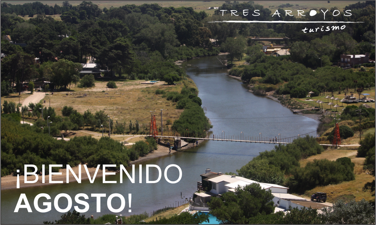¡Bienvenido #Agosto!

Camino a transitar la segunda mitad del invierno, este mes tiene mucho para disfrutar: Feria Nacional de Artesanías, muestras en La Estación y el <a href="/MuseoMulazzi/">Museo Mulazzi</a>, espectáculos, ferias, festejos por el Día del Niño, ¡y mucho más!

Foto: Arroyo Claromecó.