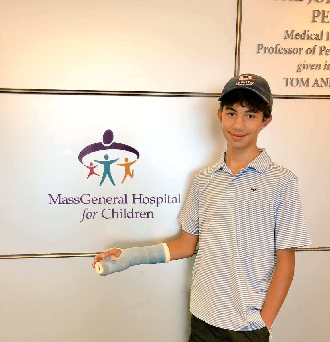 Huge THANK YOU to Dr. Rebello <a href="/gleesonrebello/">GLEESON REBELLO</a> of @mghfc Pediatric Orthopedics for his outstanding care that helped to get our summer back on track! You are the best! <a href="/elsiemt/">Dr. Elsie Taveras</a>