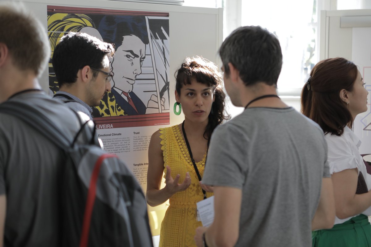 BMWGroup's tweet photo. Recap of yesterday's #PosterFair @ #BMWSummerSchool:
34 #international #PhD #students presented their multidisciplinary research on #DigitalCars on #DigitalRoads. May the most #innovative win. Stay tuned for the award announcement on August 3. #BMWGroup #next100 #bedigital https://t.co/8IluaHfF2R