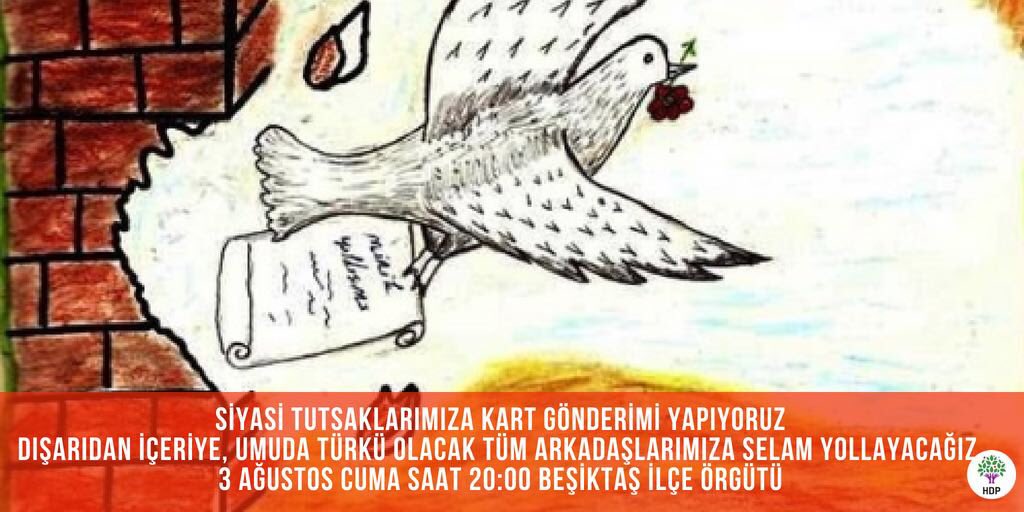 hdp besiktas en twitter hapishane