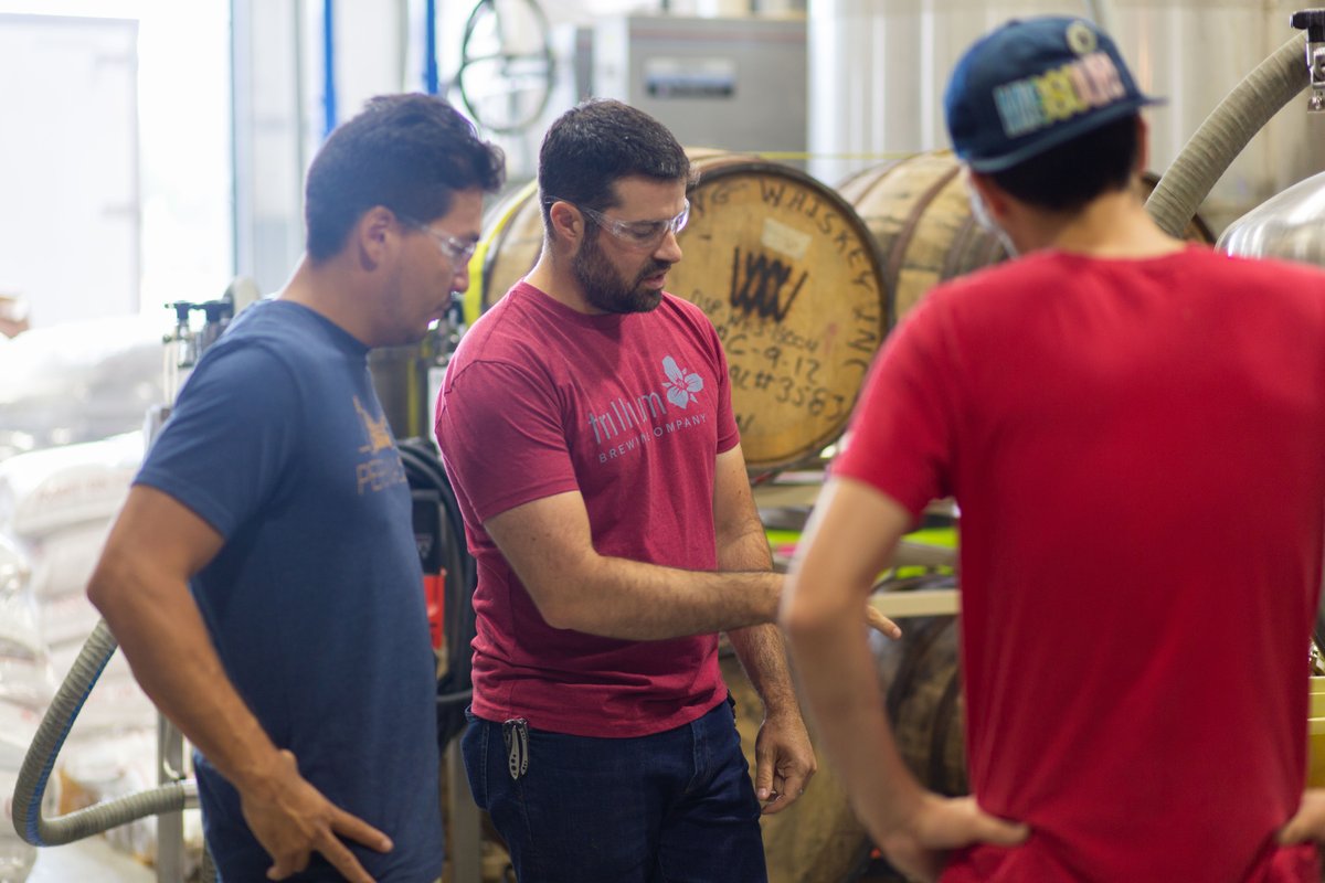 Dreaming up dessert with Tim and Phil from <a href="/PerennialBeer/">Perennial Artisan Ales</a> today.