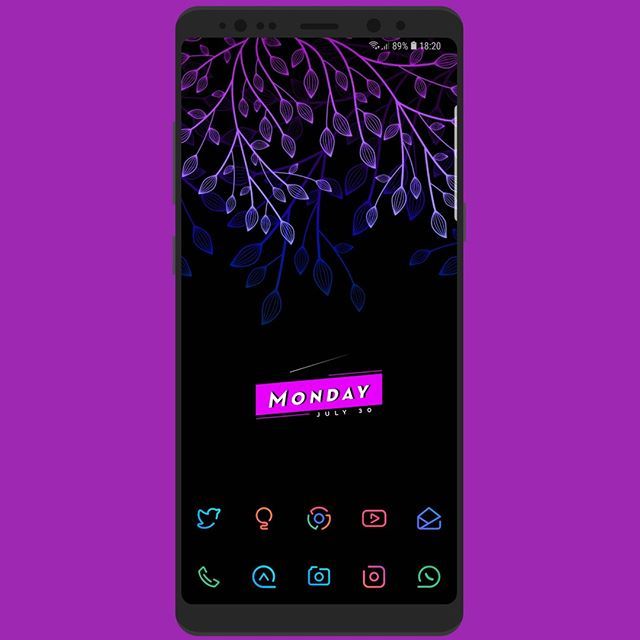 Techkrill Icon Pack Linebit Icon Pack Wallpaper Amoled Wallpapers Launcher Nova Launcher Widget Andromeda For Kwgt Homescreens Wallpapers Personalisation