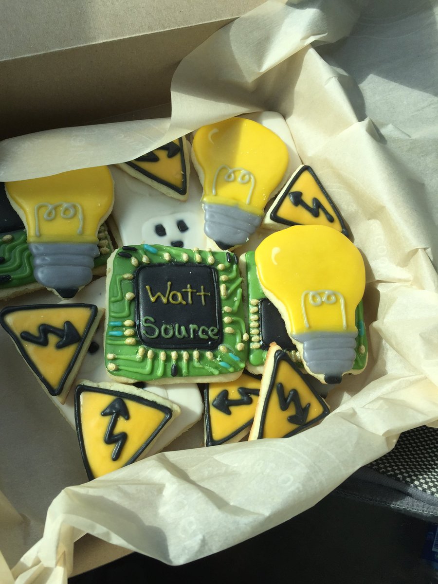 WattsourceNB's tweet photo. A creative and very delicious bonus for a job well done....under cabinet LED lights to help with baking treats like these.  Merci https://t.co/SB0XVjlDt3
