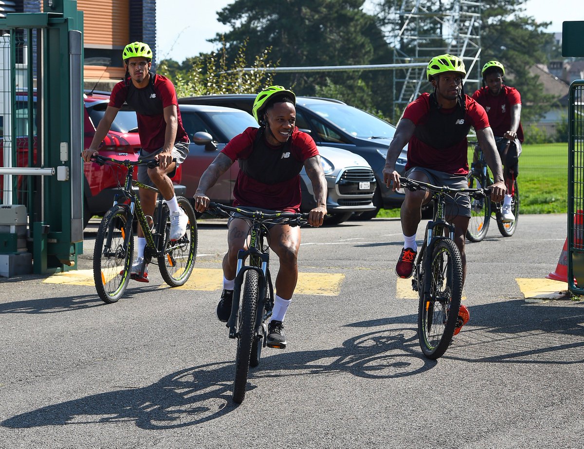 LFC's tweet image. Back on the bikes. 🚴💪