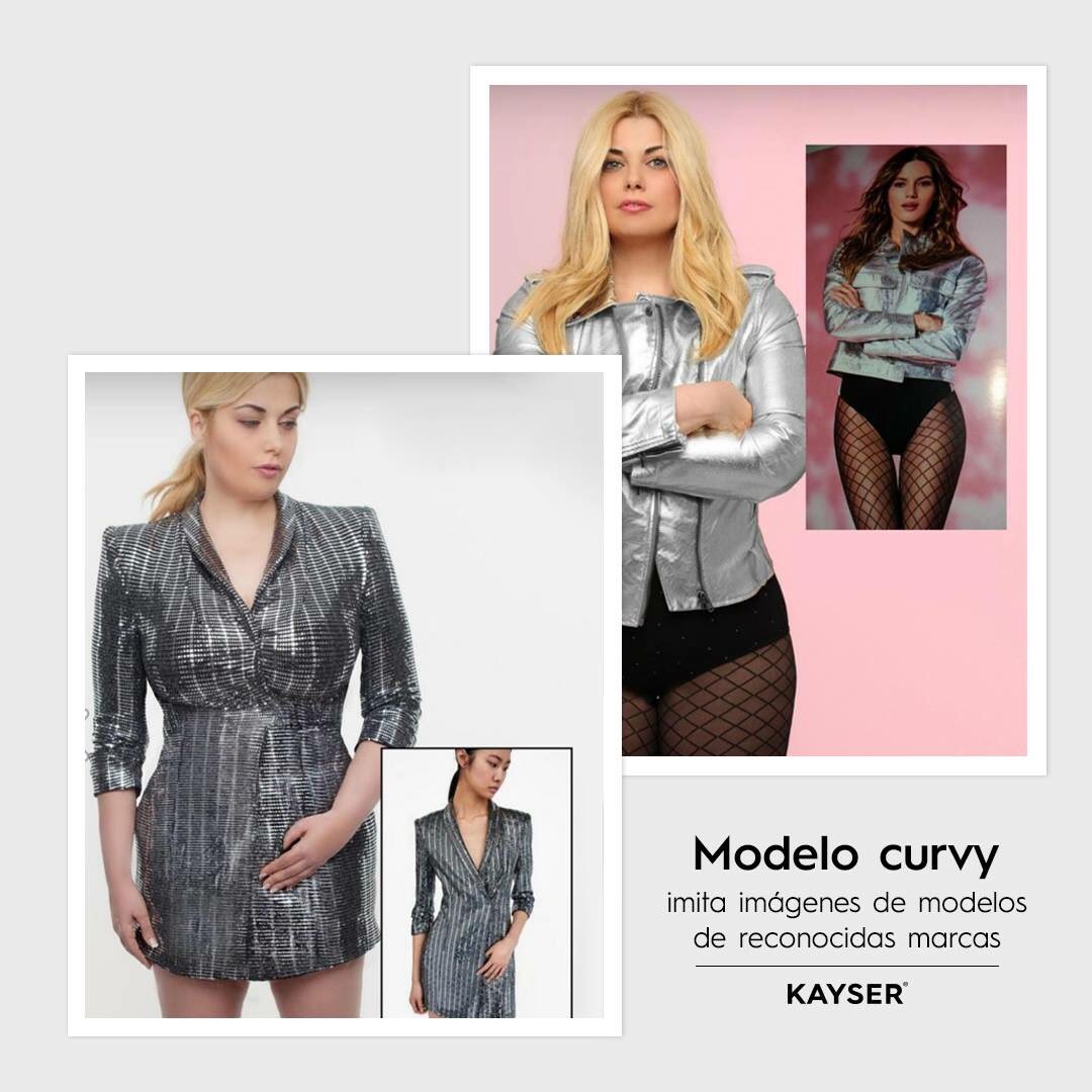 Lo hizo para demostrar que una mujer de talla real se ve igual o mejor. ¿Qué les parece👏🏻?#MeGustaLaFuerzaQueTienes goo.gl/RG3b1d