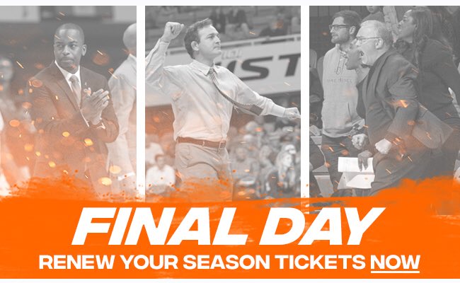 ‼️Reminder‼️ Today is the final day to renew season tickets! Click the link for more info. am.ticketmaster.com/okstate/