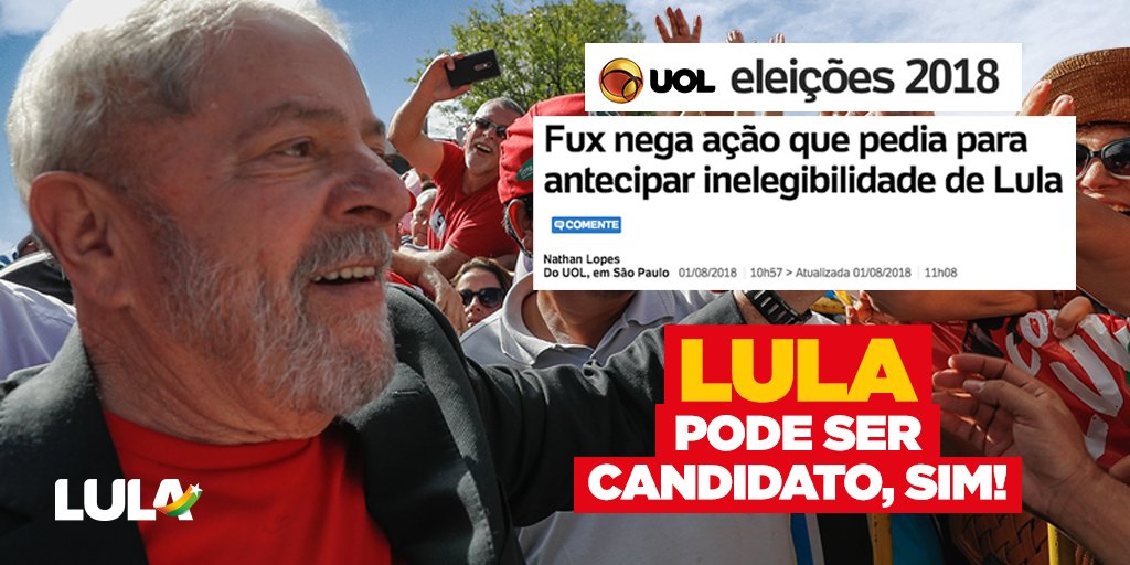 Lula vai voltar! #OBrasilFelizdeNovo