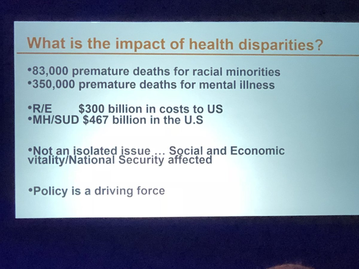 The imapact of health disparities. <a href="/DanielEDawes/">Daniel E. Dawes</a> <a href="/COHealthFDN/">CO Health Foundation</a> #18CHS