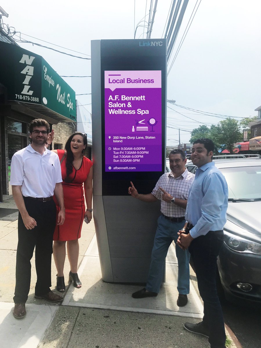 NYCOfficeofTech's tweet image. Small businesses everywhere can take advantage of free advertising with #LinkLocal - @AFBSalonAndSpa #onStatenIsland did! @siedc @explorenewdorp @StevenMatteo #NewDorpBID #ShopNewDorp 

Get yours 👉linklocal@link.nyc