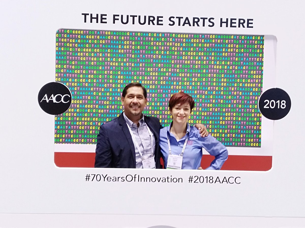 With my @_aacc Friend @simonaciampi posing for #70yearsofinnovation at #2018aacc