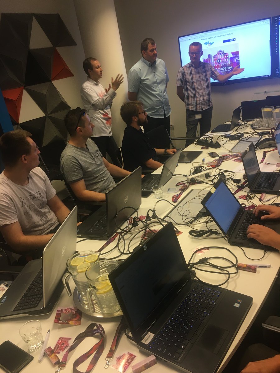 gft_pl's tweet image. GFT Academy in Łódź :) Analyzing Big Data with Google Cloud BigQuery workshops by #GFTexperts: Sylwester Lewandowicz, Paweł Kubiak &amp;amp; Jędrzej Nowowiejski!