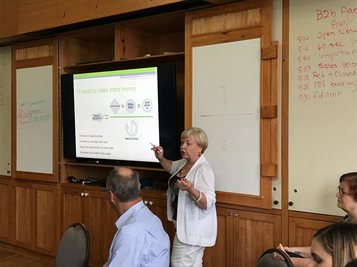 CFPtbo's tweet image. This is our Executive Director Gail Moorhouse's #professionaldevelopment presentation on #sales at the B2B Referral Group this morning. #TeamPtbo #StrengtheningBusiness #CommunityPartnerships