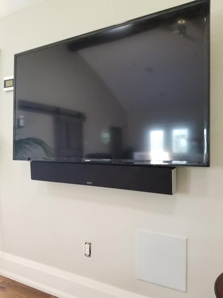 monitor audio in wall sub