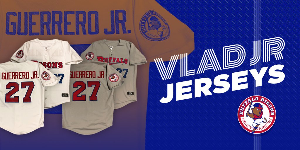 vlad guerrero jr bisons jersey