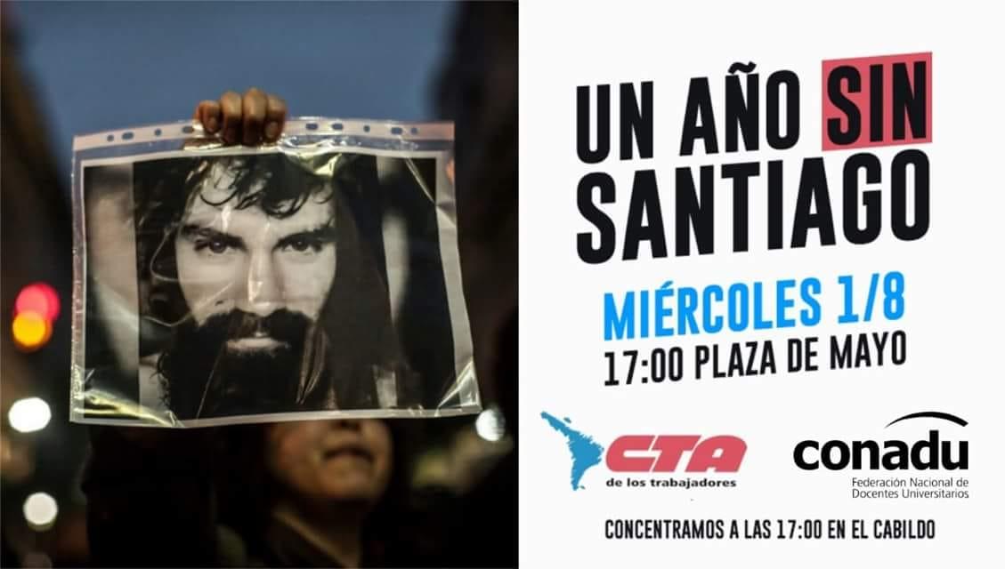 ADUNA_UNDAV's tweet photo. #HOY marchamos a Plaza de Mayo #SantiagoEsSolidaridad #SantiagoMaldonado #JusticiaPorSantiago

#UNDAVenLucha  nos encontramos por la zona del Cabildo
@ADUNA_UNDAV @GremioAnduna @FUNDAV2017 @PrensaCONADU @UNDAVOFICIAL @VivislaUNDAVSab
#UNDAV #ADUNA #ANDUNA #FUNDAV https://t.co/DElQOTCIRG