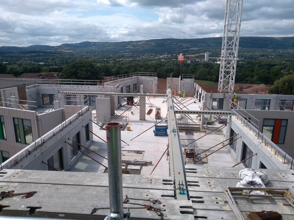 Monthly M&E site visit, progress continues @ #GrangeUniHospital modules delivered+riser craned into place @GleedsGlobal @Laing_ORourke #M&EConsultants