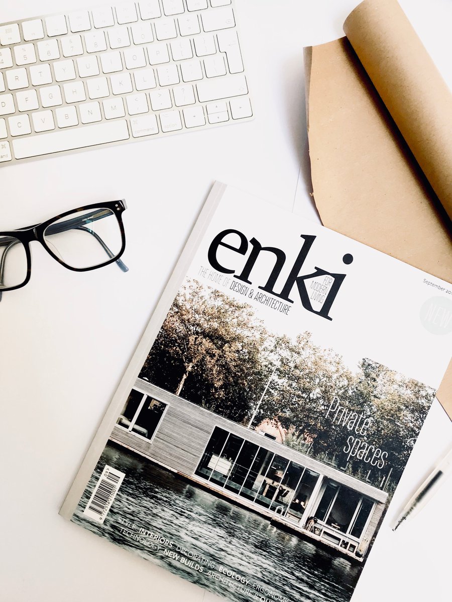 The latest issue of enki is finally here! It's just as aspirational as the last...if not more so 🙌 #architecture #interiordesign