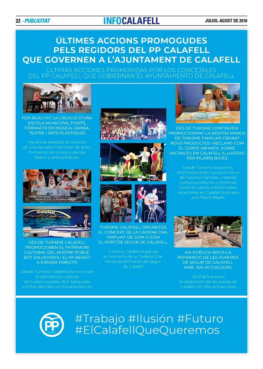 ppcalafelltarr1's tweet photo. Trabajamos para hacer de Calafell un municipio mejor para todos.💙 #SeguimosTrabajando #PpCalafell  #Calafell #SegurDeCalafell #Trabajando #TrabajamosParaCalafell
#Trabajo #Ilusión #Futuro 
#ElCalafellQueQueremos #IlusiónPorElFuturo
#CalafellNosGusta🅿🅿

#SalimosAGanar ⬇ https://t.co/SuVFLNxDLo