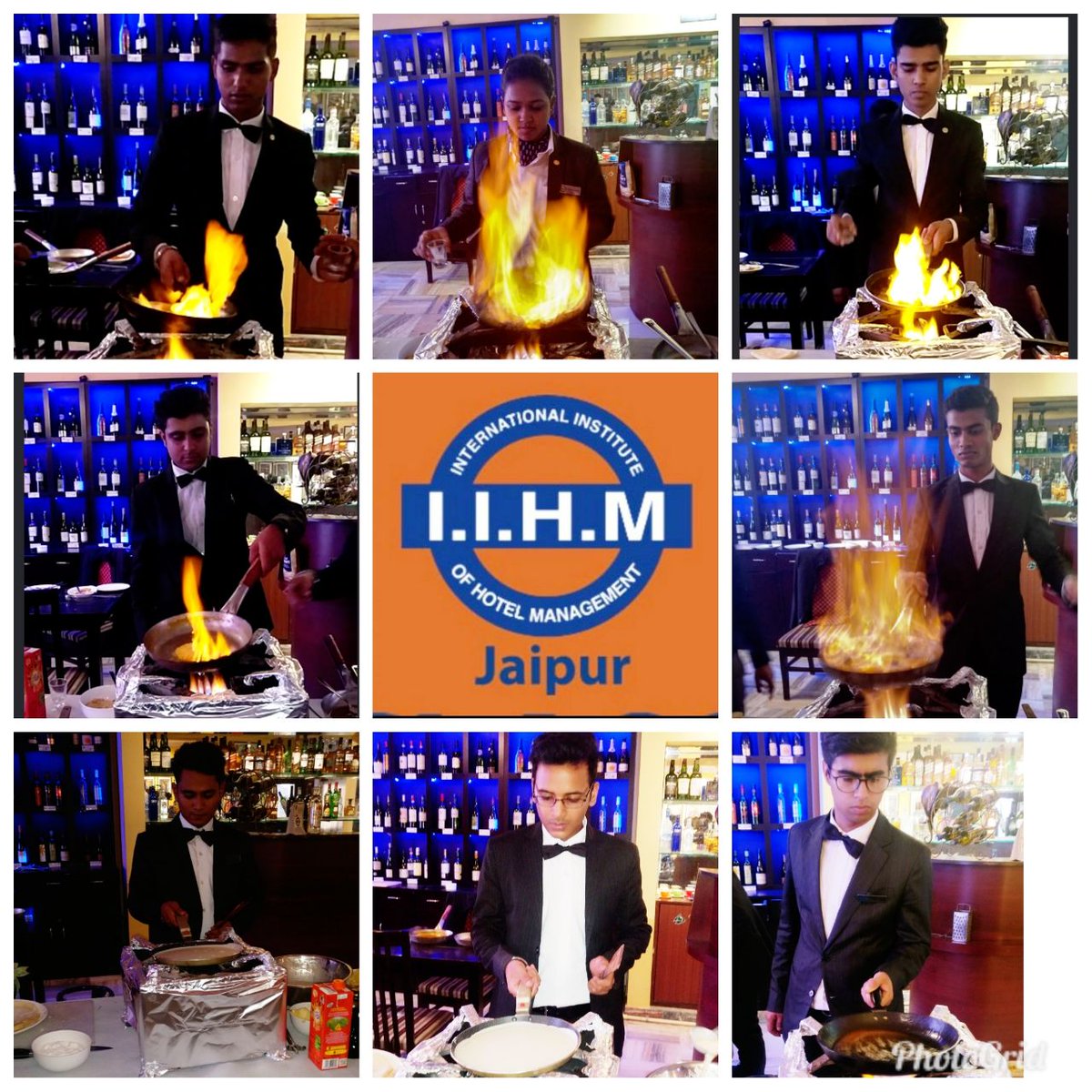 ajitfnb's tweet photo. #IIHM practical session 3rd year 
Flambe dishes in FnB service day 1
@IIHMHOTELSCHOOL #iihmjaipur
#Flambe #Flambedishes #livecooking #skills #food #foodie #foodblog #FoodPorn #myiihm #crepesuzette #rum #liqueurs 
#fireinfood #flames #INDvENG #WIvBAN #SLvSA @subornobose https://t.co/f69nI2VhOs