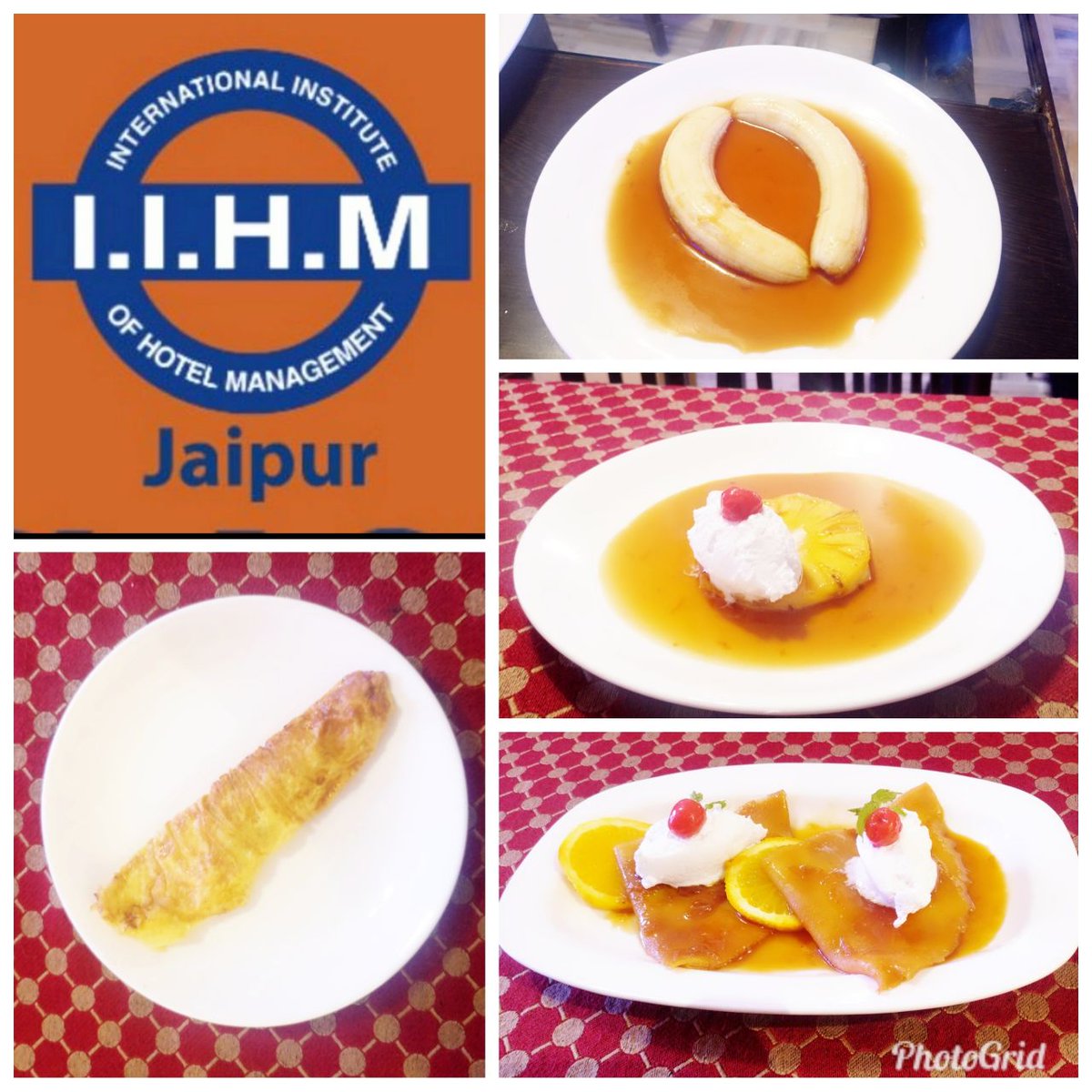 ajitfnb's tweet photo. #IIHM practical session 3rd year 
Flambe dishes in FnB service day 1
@IIHMHOTELSCHOOL #iihmjaipur
#Flambe #Flambedishes #livecooking #skills #food #foodie #foodblog #FoodPorn #myiihm #crepesuzette #rum #liqueurs 
#fireinfood #flames #INDvENG #WIvBAN #SLvSA @subornobose https://t.co/f69nI2VhOs