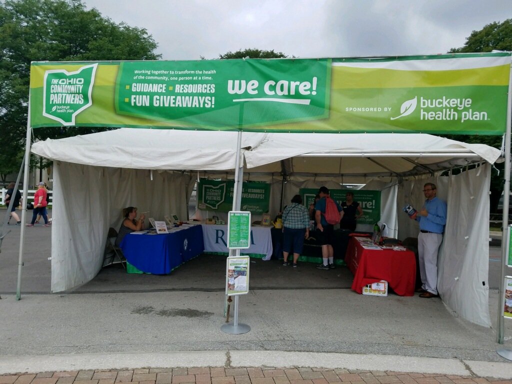 The tent to look for! #BuckeyeHealthy CDE is in.the.house! Stop by and say hello.