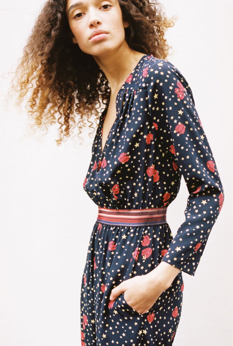 The Vale all-in-one
Tulips and stars make a cool statement on delicate crepe de chine silk for late summer nights
Shop now > bit.ly/2Kh6V35