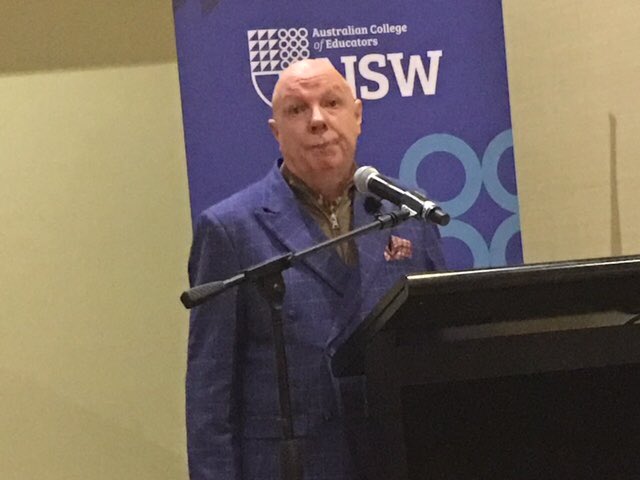 LilaMularczyk's tweet photo. It has been an ACE week. Great Phonics debate on Tuesday - 500 audience and 1,000 live streaming. Wednesday- extraordinary pres. by Dr Phil Lambert on future education &amp; skills. The room was abuzz. Ty Heather .@_iEndo @BreeseTracey @NSWSPC @mefergus @gaw101 @nswppa @johnqgoh https://t.co/J5kWNwfaye
