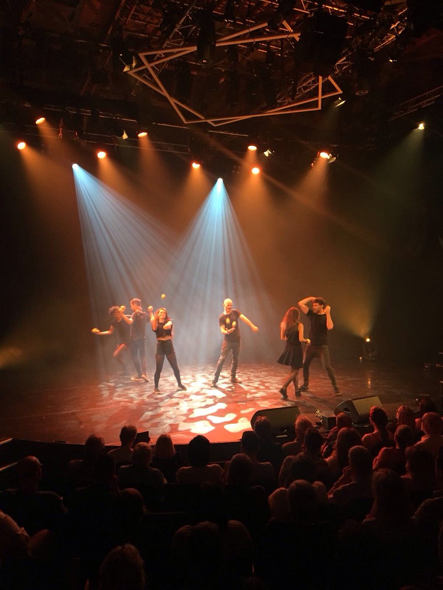 AssemblyFest's tweet photo. Talented juggle-masters @gandinijuggling killed it on stage at #AssemblyGala #AssemblyFest https://t.co/303krqykVx