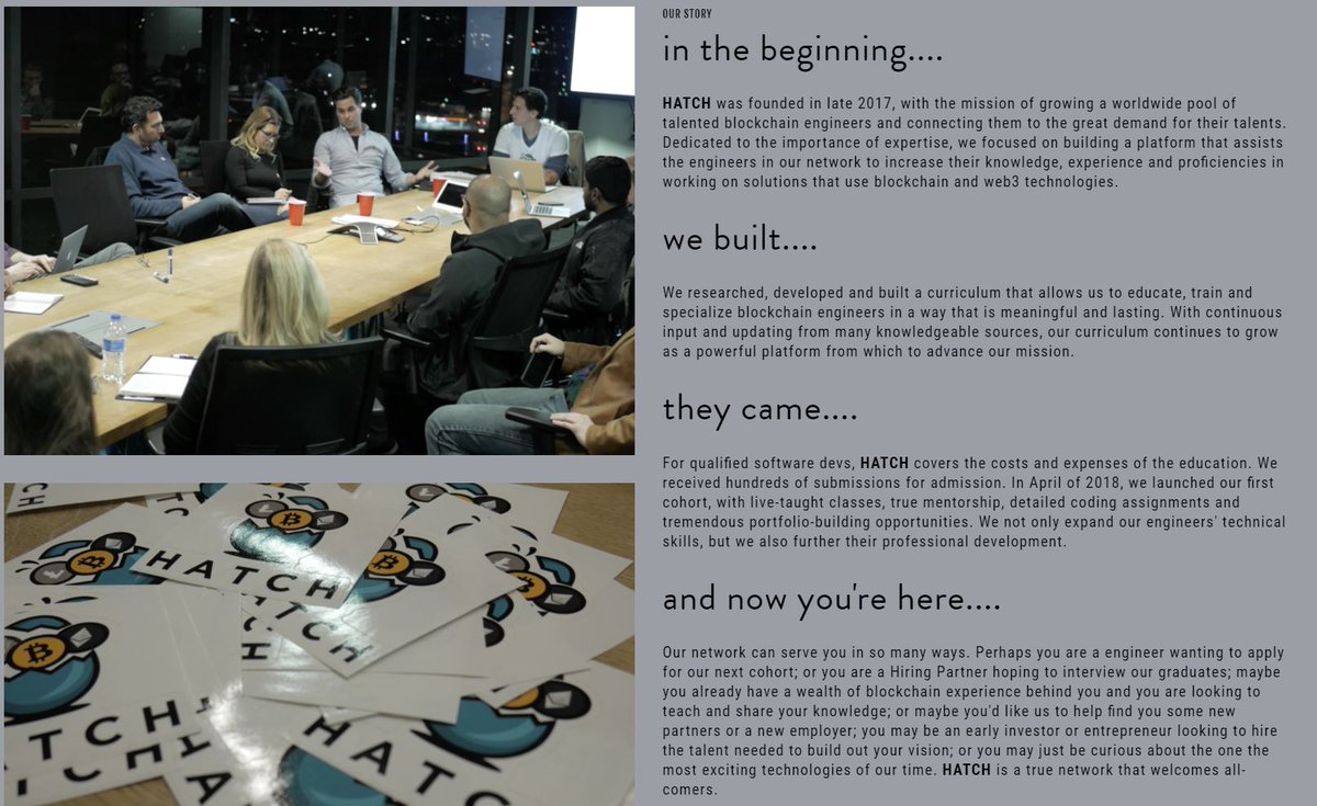 HATCH_network's tweet image. what's your story....