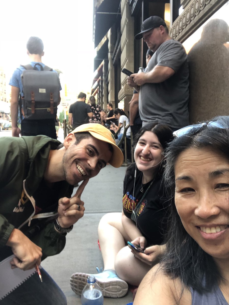 Lindachin888's tweet photo. https://t.co/KP50sqExsb @Vegalteno @ltmphd @_mandygonzalez we wrote a rap tune while waiting in line at B&amp;N https://t.co/jy0POnGYtt