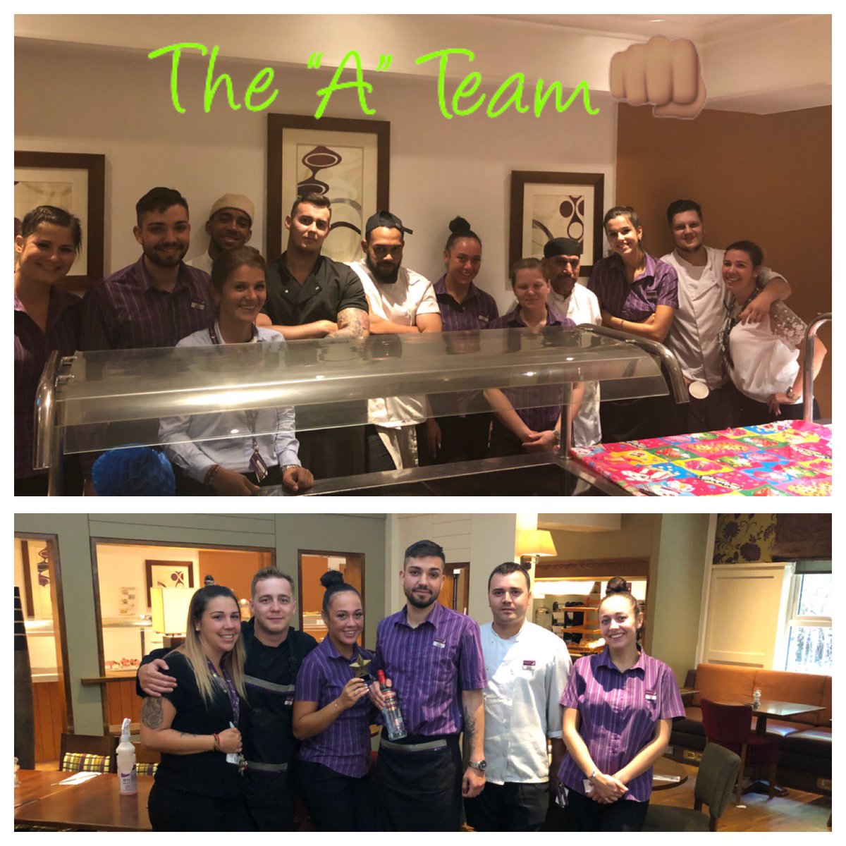 Very proud of my team☺️ After a technical difficulties what we had in the kitchen yesterday we even received a compliment and had a brilliant shift with over 200 covers tonight on dinner👊🏽 #SummerofService #teamworkmakesthedreamwork <a href="/gary_villiers/">Gary De Villiers</a> <a href="/LauraEvans81/">Laura EvansWrobleski</a> <a href="/SDEBDD/">simon ewins</a>