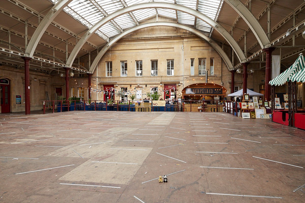 We like exploring railway history and found Bath Green Park station. Terminus built by the Midland Railway, the station was used as the northern terminus of the Somerset &amp; Dorset Railway. Station closed in 1966 and is now a Grade II listed building, sadly without any trains.
