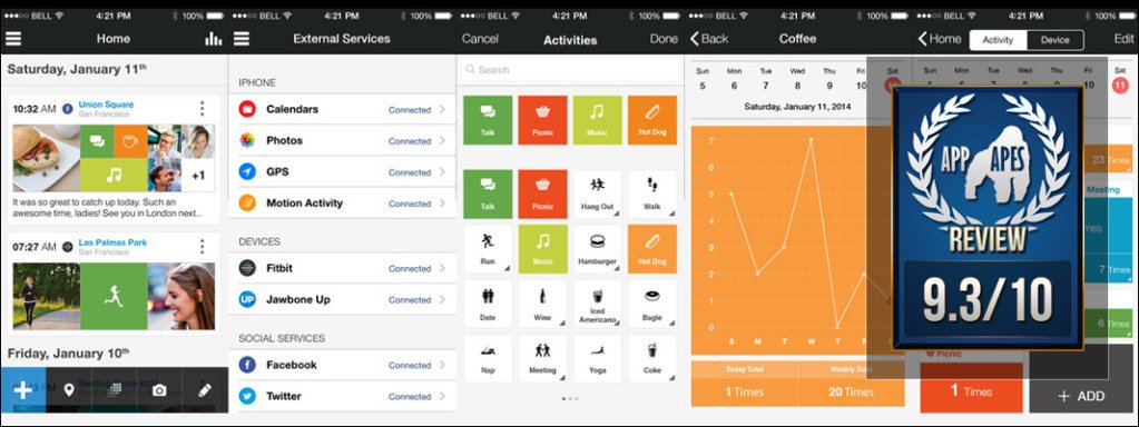 Appapescom's tweet image. STEP – Journal for Life App Apes Review.  is.gd/BSh26n