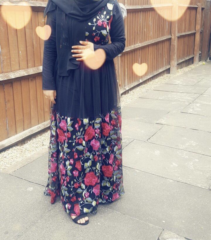 @half_blood786 looking elegant in her custom made dress  allahumma barik