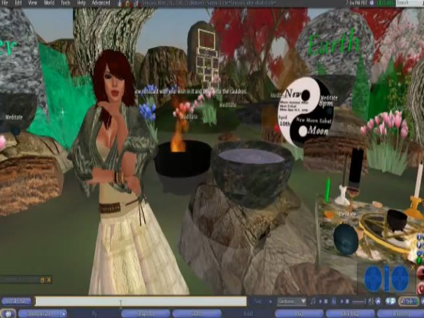 ms_s_ashcroft's tweet photo. public alters for #technopagans in Second Life.
'My virtual character can sit on a meditation pillow and do the same [meditative actions] things as I'm doing IRL' https://t.co/MOJAcXEDuR