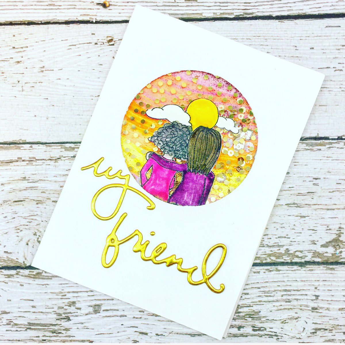 Betsie75's tweet photo. Guess what is happening today? New releases from @techniquejunkies and @ritabarakatart ! This is my card I created for it — a shaker 😎. Please check out my blog to join in the fun! https://t.co/Rq6iRRToGY —
•
•
•
#stamp #stamping #stamps #shaker #makersgonnamake #cre8time https://t.co/NczXLpNXUo